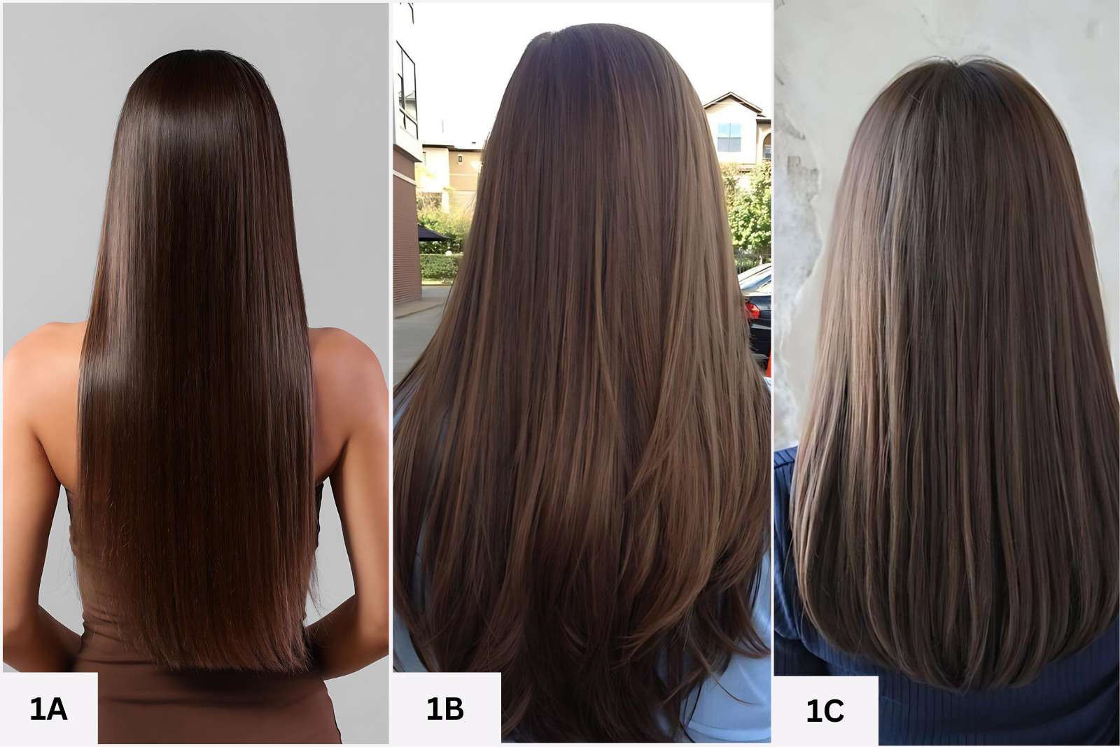 a collage of a woman's hair